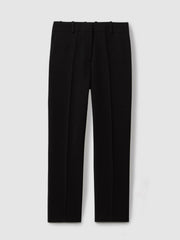 Slim Fit Suit Trousers in Black