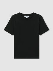 9-13 yrs Crew Neck T-Shirt in Black