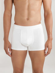 CHÉ Studios Boxer Trunks with TENCEL™ Fibers in White