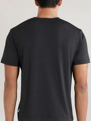 CHÉ Studios Crew Neck T-Shirt with TENCEL™ Fibers in Black