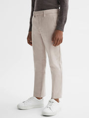 9-14 yrs Slim Fit Tapered Chinos in Stone