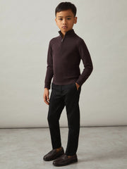 9-13 yrs Slim Fit Tapered Chinos in Black