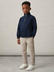 9-13 yrs Slim Fit Tapered Chinos in Stone