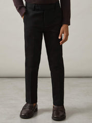 3-9 yrs Slim Fit Tapered Chinos in Black