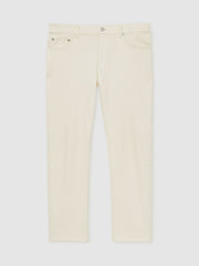 Straight-Leg Jeans in White