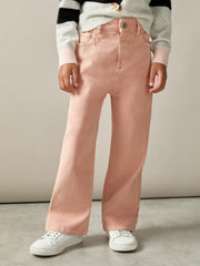 13-14 yrs Wide-Leg Jeans in Pink