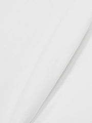 9-13 yrs Cotton-Jersey Roll-Neck Top with Stretch in Ivory