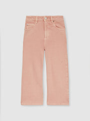 9-13 yrs Wide-Leg Jeans in Pink