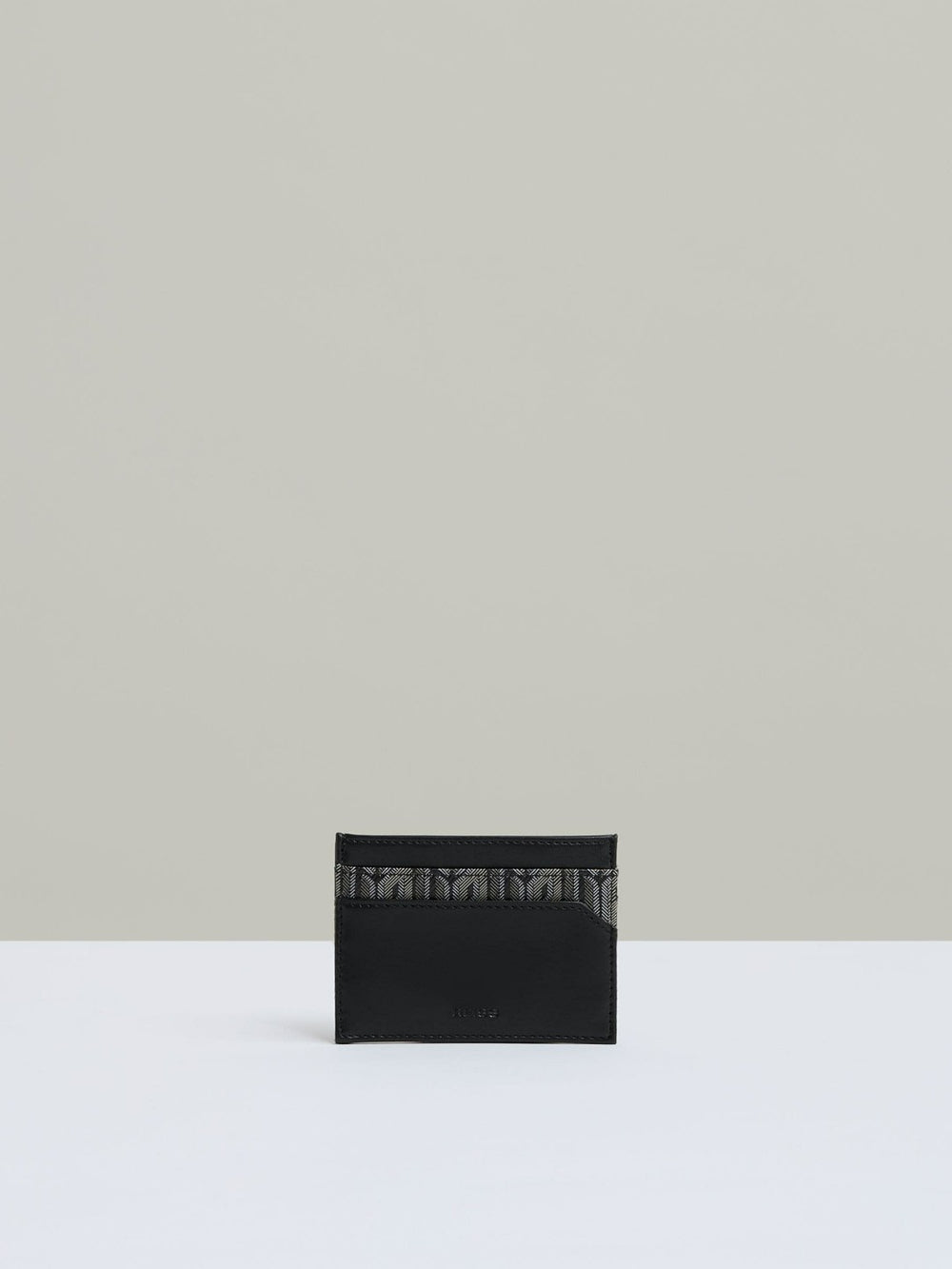 Monogram Canvas Card Holder in Black