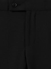 3-9 yrs Wool-Blend Tuxedo-Stripe Trousers in Black