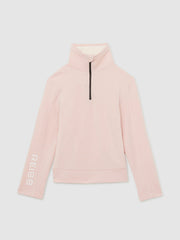 4-9 yrs Funnel-Neck Base-Layer Top in Pink