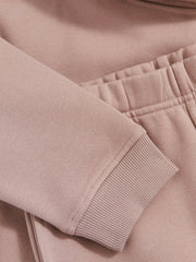 13-14 yrs Cotton-Blend Hoodie And Joggers Set in Mink