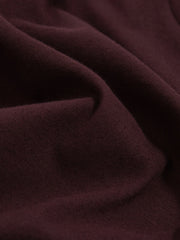 3-9 yrs Cotton Crew-Neck T-Shirt in Bordeaux