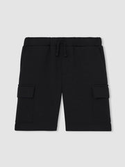3-9 yrs Interlock-Jersey Cargo Shorts in Navy
