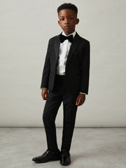 9-13 yrs Cotton Slim-Fit Dinner Shirt in White