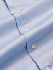 3-9 yrs Slim-Fit Cotton Shirt in Soft Blue