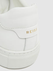 Leather Low-Top Trainers in White