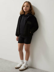 13-14 yrs Unisex Fit McLaren F1 Team Embroidered Fleece Jacket in Black