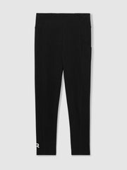 9-14 yrs Stretch Logo Print Leggings in Black