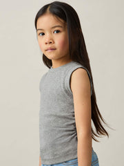 13-14 yrs Ruched Vest Top in Grey
