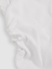 4-9 yrs Ruched Vest Top in White