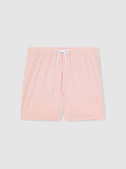 Drawstring Swim Shorts in Pink