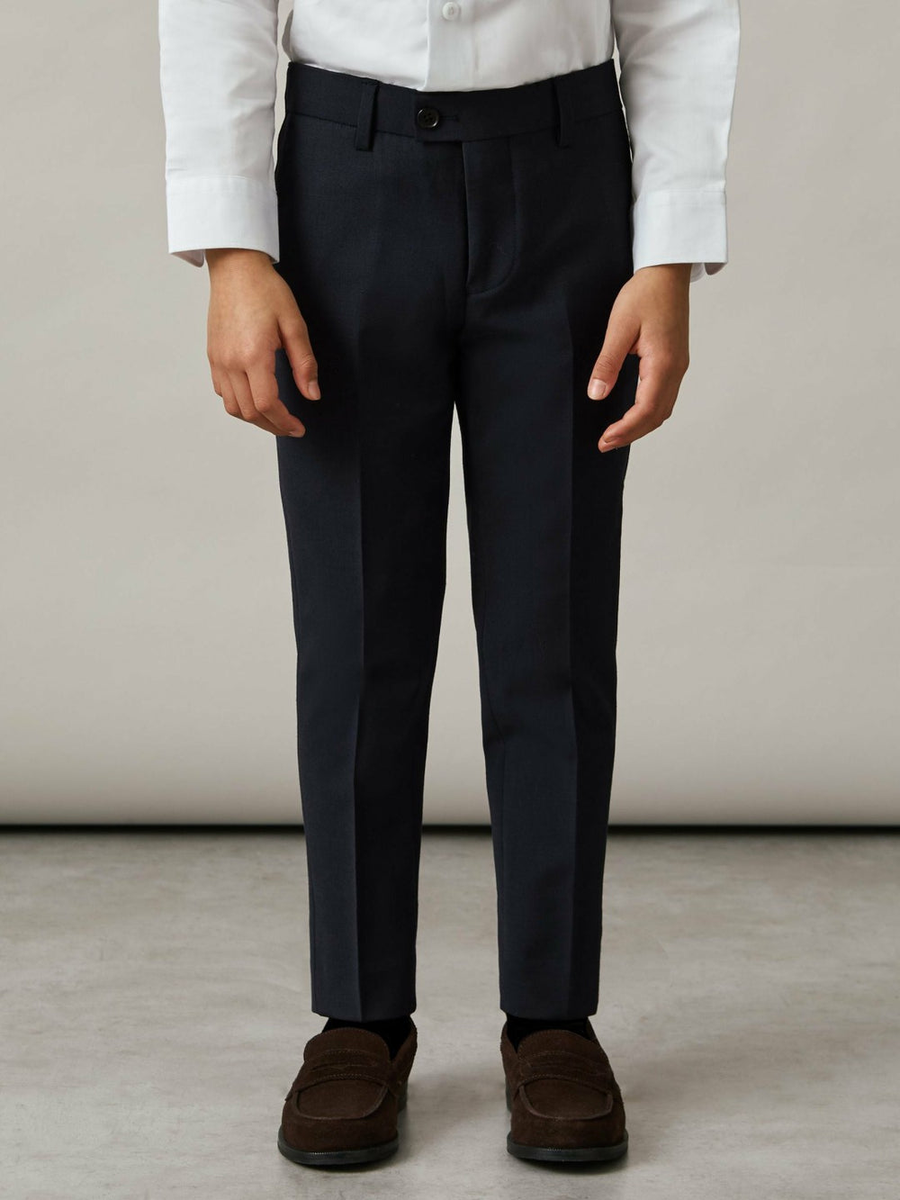 3-9 yrs Wool-Blend Suit Trousers in Navy