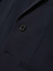 9-14 yrs Wool-Blend Single-Breasted Suit Blazer in Navy