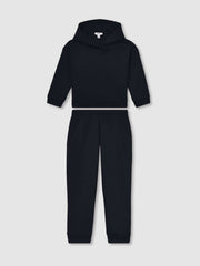 13-14 yrs Cotton-Blend Hoodie And Joggers Set in Navy