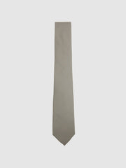 Textured Silk Blend Tie in Light Sage