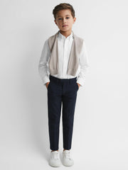 13-14 yrs Button Down Oxford Shirt in White