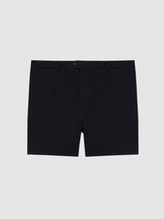 Short Length Casual Chino Shorts in Navy