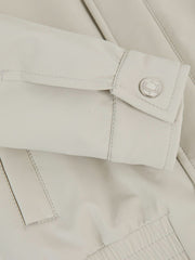 13-14 yrs Zip Through Harrington Jacket in Natural