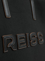Canvas Logo Tote Bag in Black