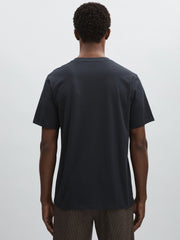 Les Deux Cotton Logo T-Shirt in Navy Blue