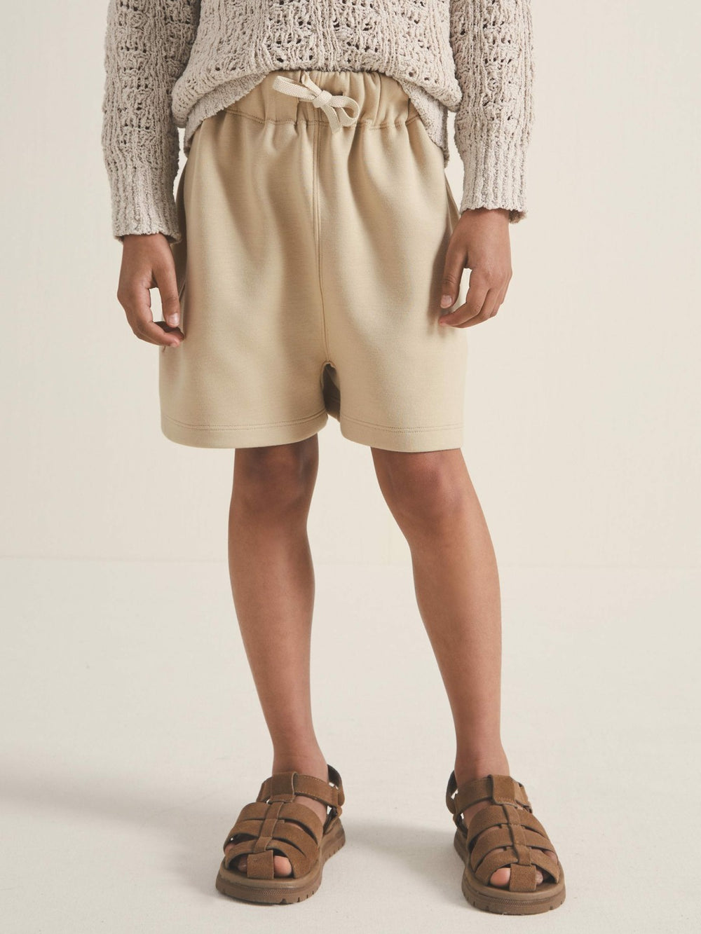 9-13 yrs | Les 100 Ciels Jersey Shorts in Sage