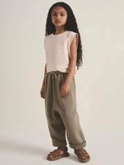 13-14 yrs | Les 100 Ciels Jersey Joggers in Mink