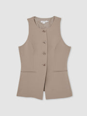 Luxe Suiting Vest in Beige