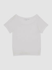 Short Sleeve T-Shirt in Cream