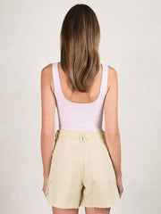 90S Long Shorts in Ecru