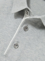 3-9 yrs Contrast Placket Polo Shirt With Cotton in Washed Sage
