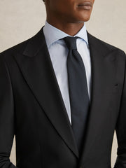 Slim Fit Slim-Fit Cotton Double-Cuff Shirt in Soft Blue