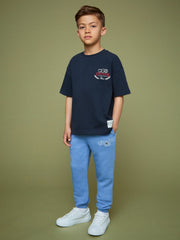 9-13 yrs SmileyWorld Oversize T-Shirt in Navy