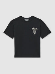 3-9 yrs Cotton Motor Cars-Print T-Shirt in Washed Blue/White