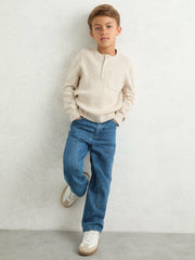 9-13 yrs Straight-Leg Carpenter Jeans in Mid Blue