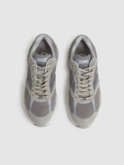 Panelled Running Trainers in Grey