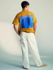 | Tom Daley Graphic-Print T-Shirt in Yellow
