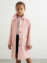 3-9 yrs Wool-Blend Single-Breasted Coat in Pink