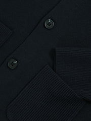 13-14 yrs Button-Through Knitted Cardigan in Navy