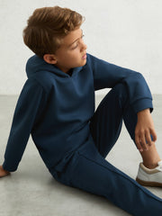 9-13 yrs Interlock Drawstring Joggers in Ocean Blue